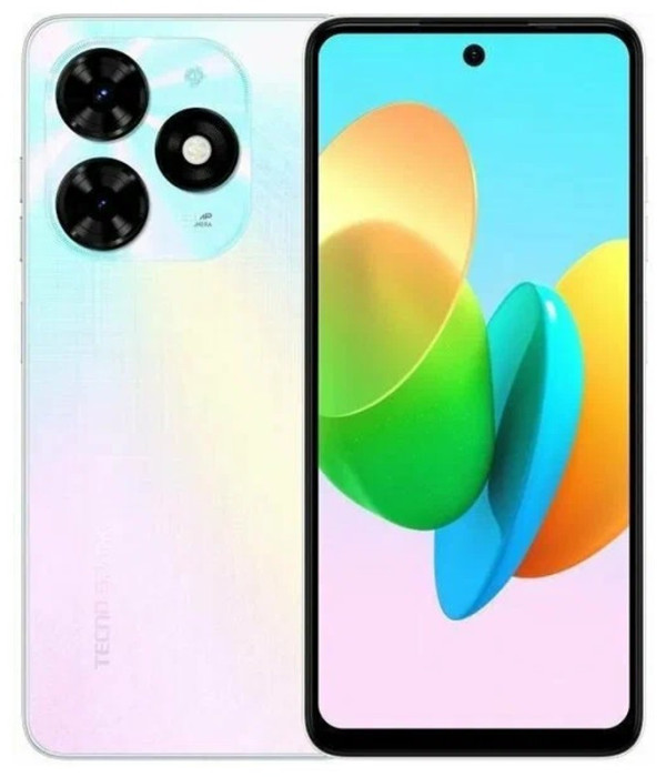 Смартфон Tecno Spark 20C 4/128GB Белый (Mystery White) EAC | Фото 6 из 6