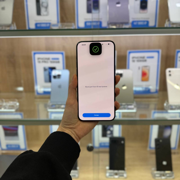 Б/у Смартфон Apple iPhone 15 Pro Max 256GB (Blue Titanium) Синий