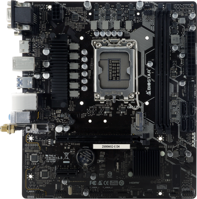 Материнская плата Biostar Z690MX2-E D4