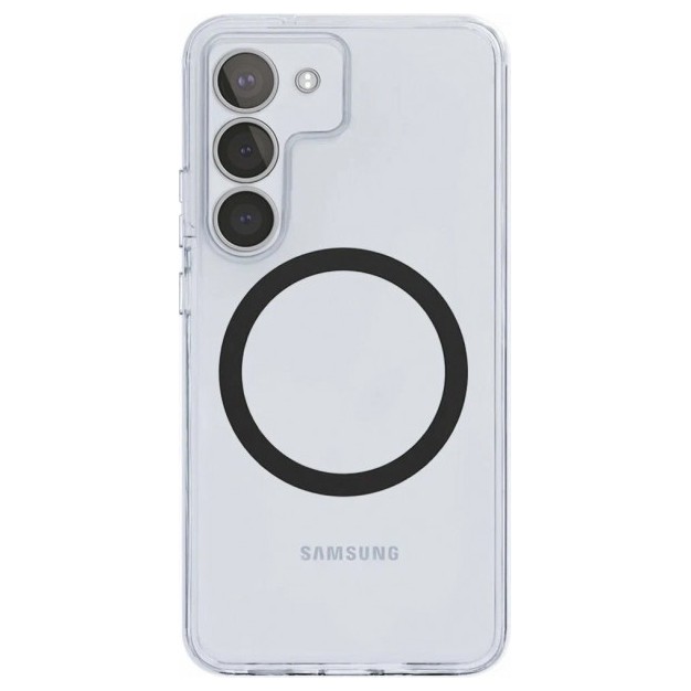 Чехол защитный VLP Puro Case MagSafe для Samsung Galaxy S24 Plus прозрачный