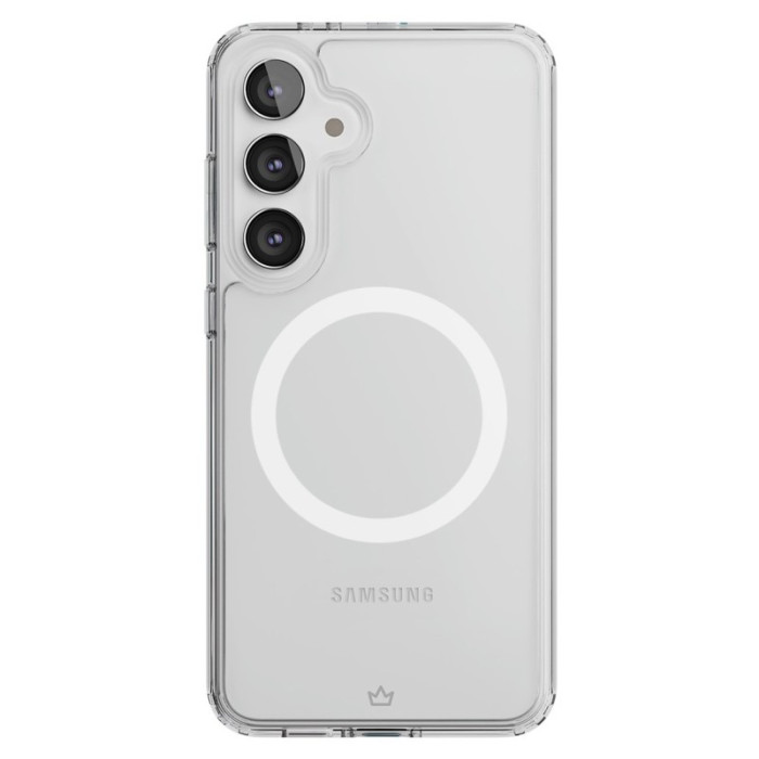 Чехол защитный VLP Aster Case MagSafe для Samsung S24 FE, серый