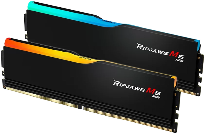 Оперативная память 32Gb DDR5 6000MHz G.Skill Ripjaws M5 RGB (F5-6000J3636F16GX2-RM5RK) (2x16Gb KIT)