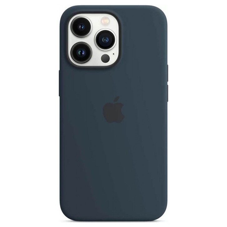 Чехол Silicone Case MagSafe для iPhone 13 Pro Max Тёмно-голубой | Фото 2 из 3