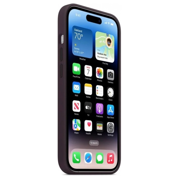 Чехол Silicone Case with Magsafe для iPhone 14 Pro Max Elderberry | Фото 3 из 4