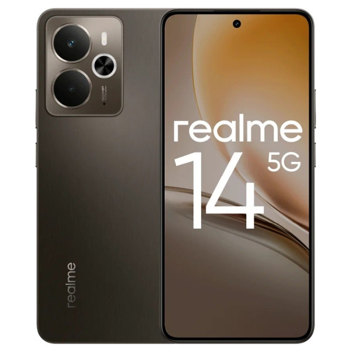 Смартфон realme 14 12/256GB Графитовый черный | Фото 1 из 3