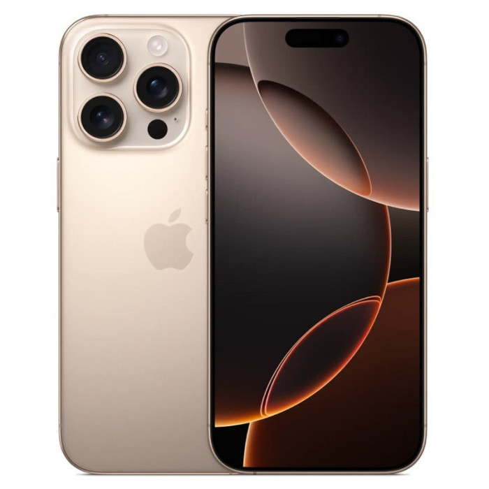Смартфон Apple iPhone 16 Pro 128GB Пустынный титан (Desert Titanium) eSIM | Фото 1 из 4