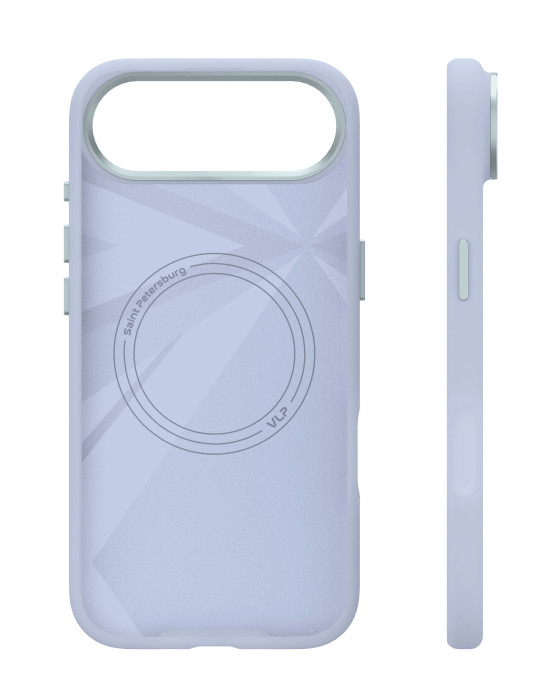 Чехол защитный VLP Aster Pro Case с MagSafe для iPhone 17 Air, голубой