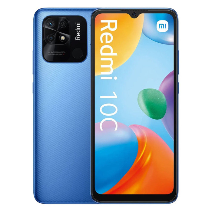 Смартфон Xiaomi Redmi 10C 4/128GB Синий (Blue) | Фото 13 из 13