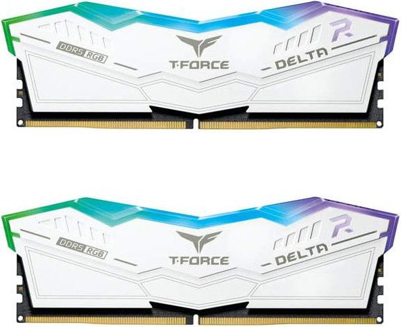 Оперативная память 32Gb DDR5 7800MHz Team T-Force Delta RGB (FF4D532G7800HC38DDC01) (2x16Gb KIT)