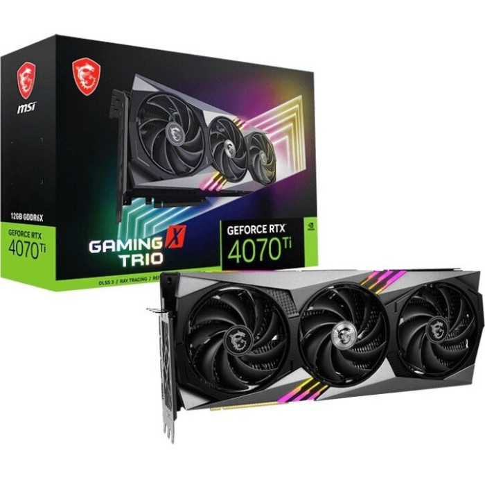 Видеокарта MSI GeForce RTX 4070 Ti GAMING X TRIO 12GB, Retail | Фото 7 из 7