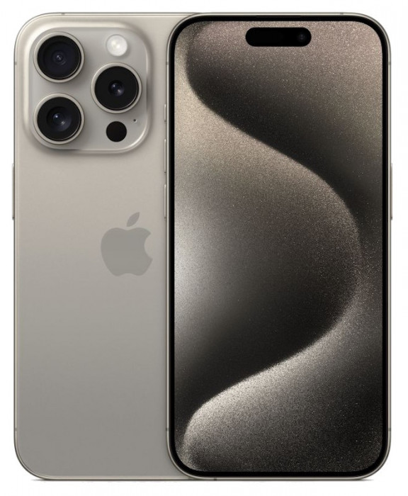 Смартфон Apple iPhone 15 Pro 128GB Титан (Natural Titanium) nano SIM + eSIM (Без RuStore) | Фото 1 из 4