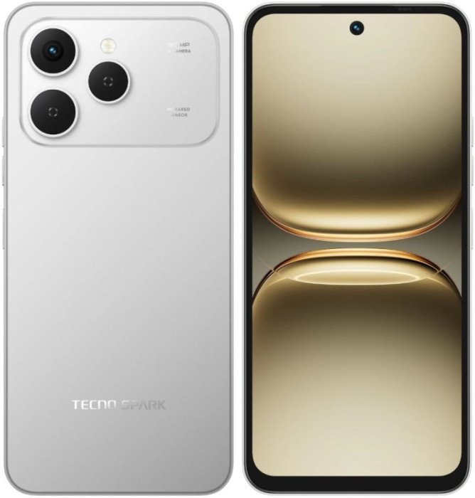 Смартфон TECNO SPARK 40 4/256GB Серый (Titanium Grey)