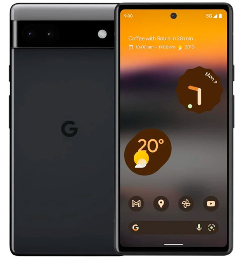 Смартфон Google Pixel 6A 6/128GB Черный (Stormy Black) — 
