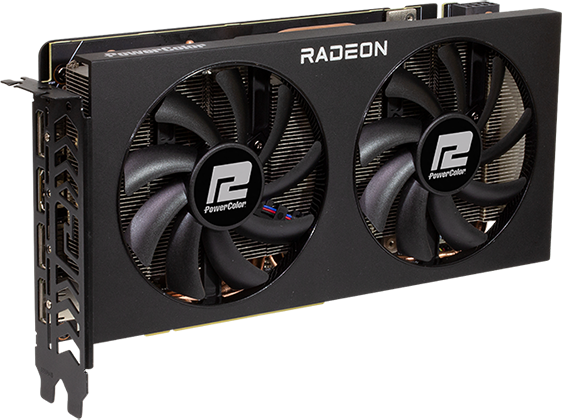 Видеокарта AMD Radeon RX 7600 PowerColor Fighter 8Gb (RX 7600 8G-F)
