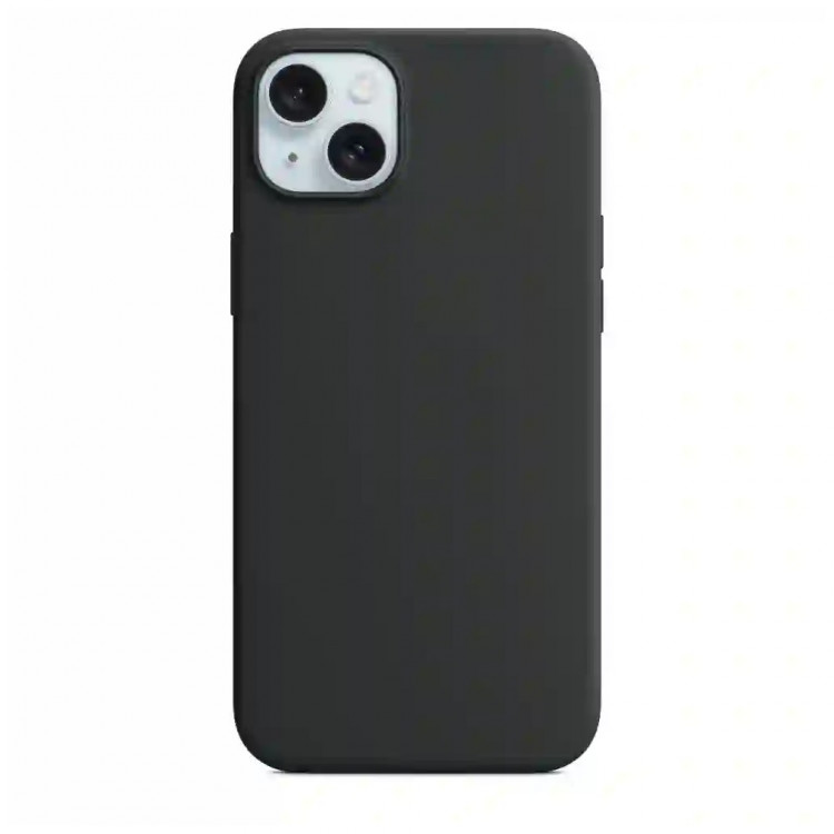 Чехол Silicone Case MagSafe для iPhone 15 Plus Black