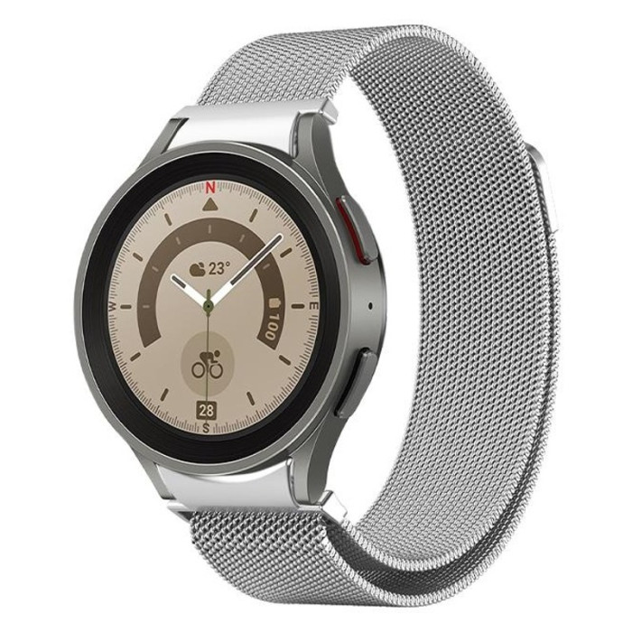 Ремешок из нержавеющей стали VLP Milanese Band для Samsung Galaxy Watch Ultra 47 мм Серебристый | Фото 1 из 1