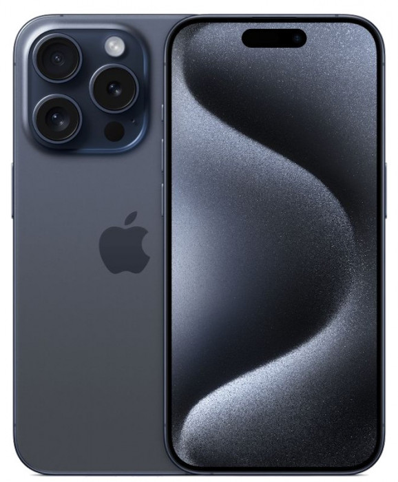 Смартфон Apple iPhone 15 Pro 512GB Синий (Blue Titanium) nano SIM + eSIM (Без RuStore) | Фото 1 из 4