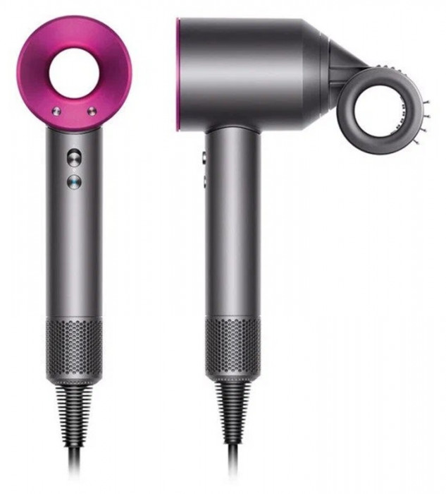 Фен Dyson Supersonic HD15 Розовый (Nickel/Fuchsia)