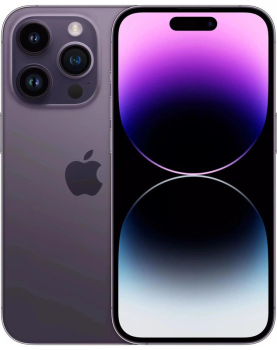Смартфон Apple iPhone 14 Pro 512GB Фиолетовый (Deep Purple) DualSim (Без RuStore) | Фото 1 из 9