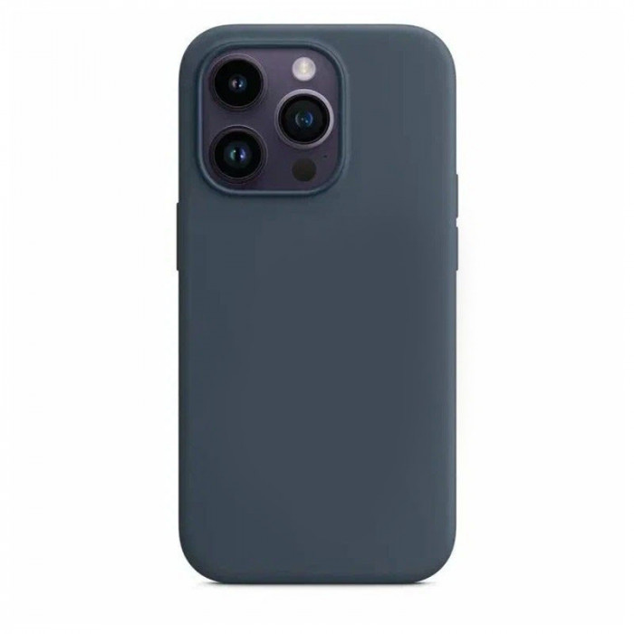 Чехол Silicone Case with Magsafe для iPhone 14 Pro Темно Синий (Storm blue) | Фото 2 из 2