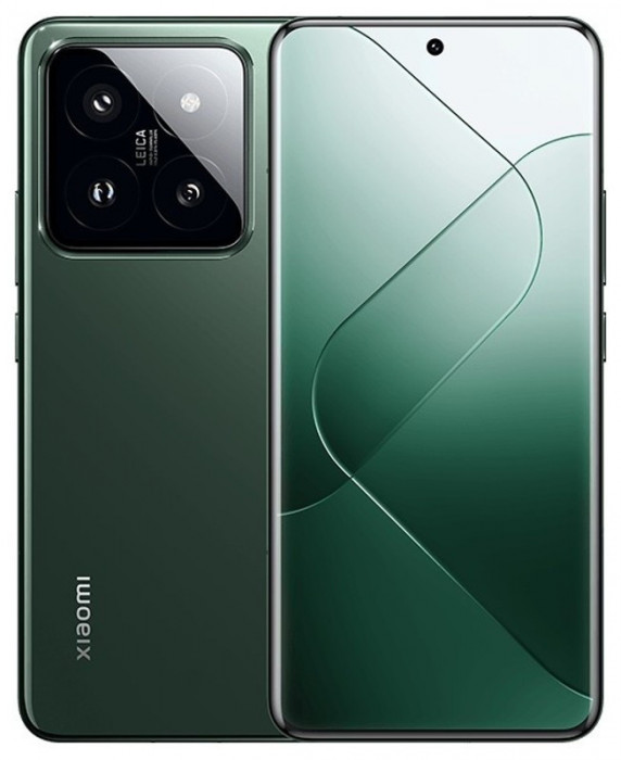 Смартфон Xiaomi 14 Pro 12/256GB Зеленый (Jade Green)