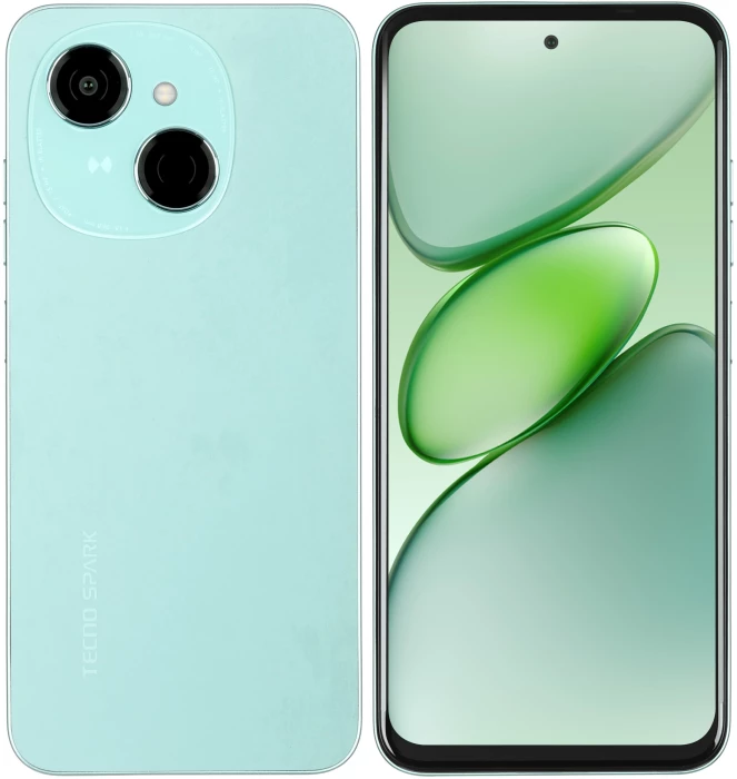 Смартфон Tecno Spark Go 1 3/64GB Зеленый (Magic Skin Green) | Фото 1 из 3
