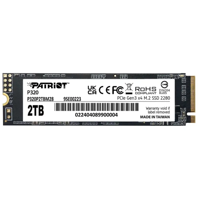 Накопитель SSD 2Tb Patriot P320 (P320P2TBM28)