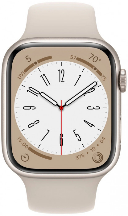 Умные часы Apple Watch Series 8 41mm GPS Starlight Aluminum Case with Sport Band Starlight