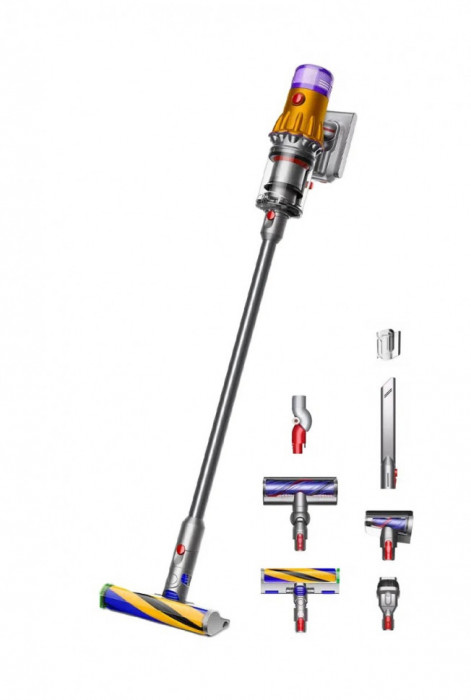 Пылесос Dyson V12 Detect Slim Absolute (SV46) Желтый | Фото 9 из 9