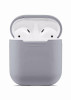 Чехол Silicone Case на AirPods 2 Светло-серый