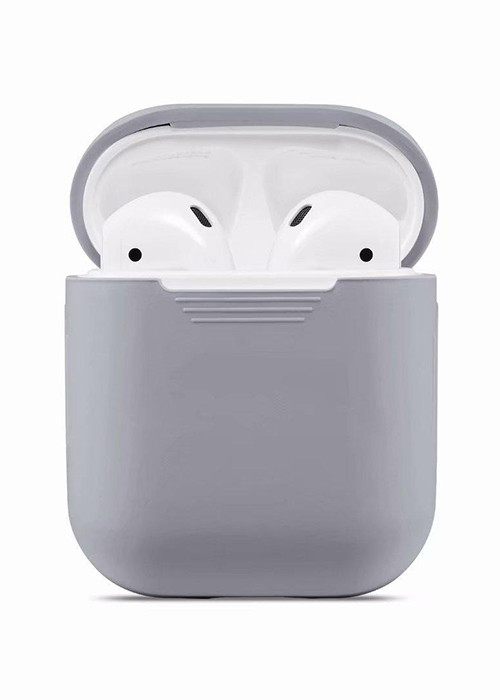 Чехол Silicone Case на AirPods 2 Светло-серый | Фото 1 из 2
