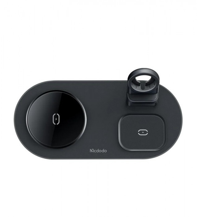 Беспроводная зарядная станция McDodo 3in1 Magnetic Wireless Charger CH-7063 Черный | Фото 1 из 2