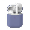 Чехол Silicone Case на AirPods 2 Синий
