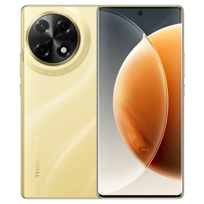 Смартфон Tecno Camon 30S 8/256GB Золотой (Dawn Gold) EAC | Фото 1 из 1