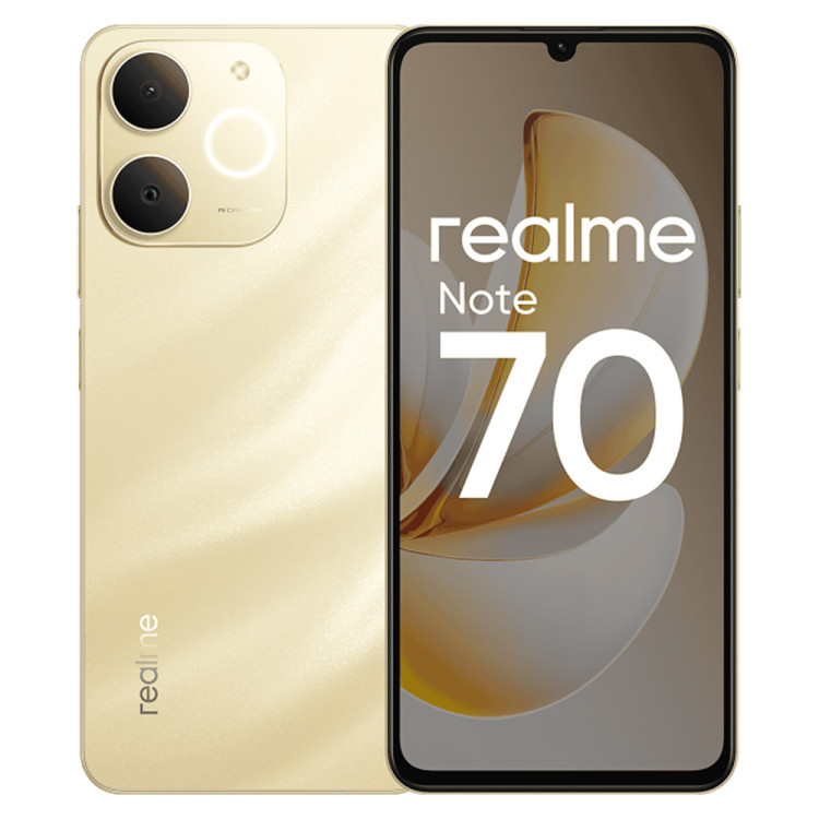 Смартфон Realme Note 70 6/128GB Золотой (Beach Gold)