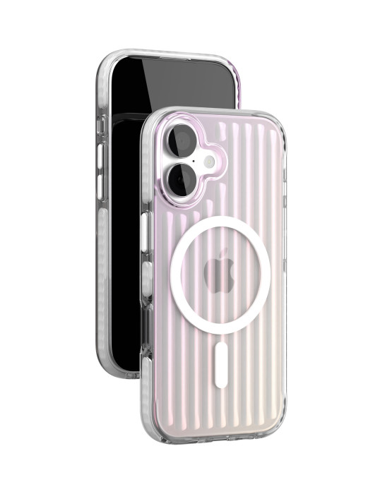 Чехол защитный VLP Pulse Case с MagSafe для iPhone 17, перламутровый