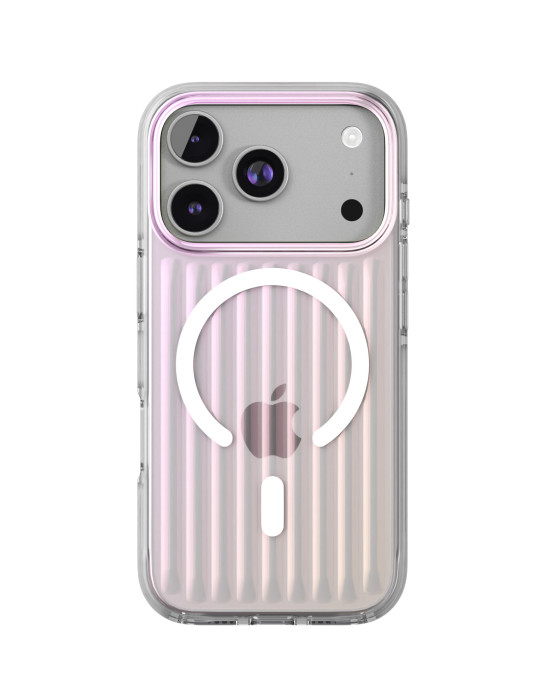 Чехол защитный VLP Pulse Case с MagSafe для iPhone 17 Pro, перламутровый