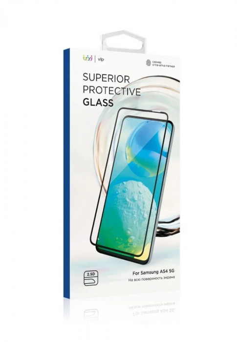 Стекло 2.5D защитное VLP для Samsung A54 5G | Фото 3 из 4