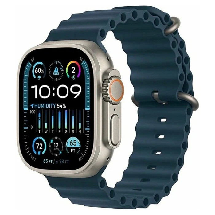 Умные часы Apple Watch Ultra 2 2024 49mm GPS + Cellular Titanium Case with Black Ocean Band | Фото 1 из 3