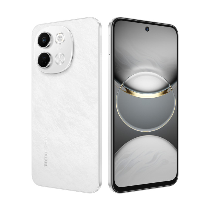 Смартфон Tecno Spark 30 5G 6/128GB Белый (Aurora Cloud) EAC | Фото 2 из 4