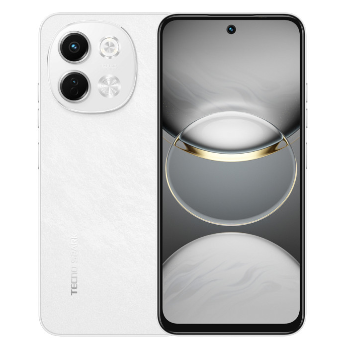 Смартфон Tecno Spark 30 5G 6/128GB Белый (Aurora Cloud) EAC | Фото 1 из 4
