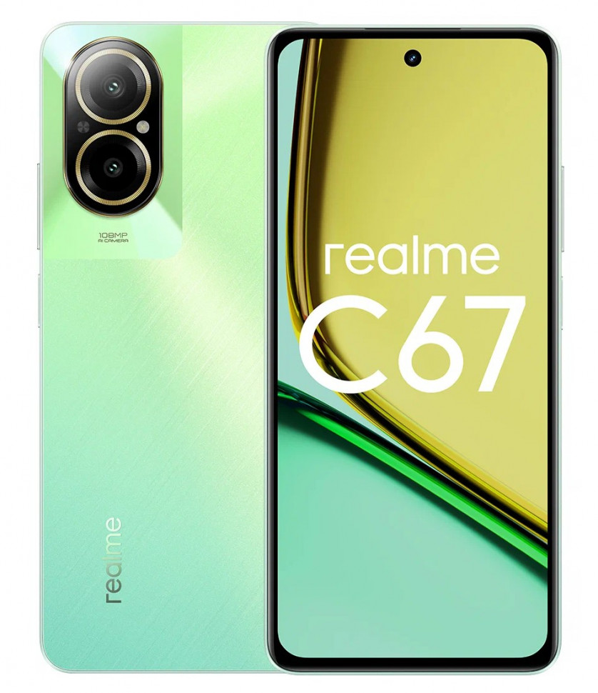 Смартфон Realme C67 4G 8/256GB Зеленый (Green Oasis) EAC