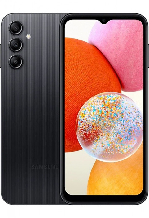Смартфон Samsung Galaxy A14 4/128GB Черный (Black) | Фото 1 из 9