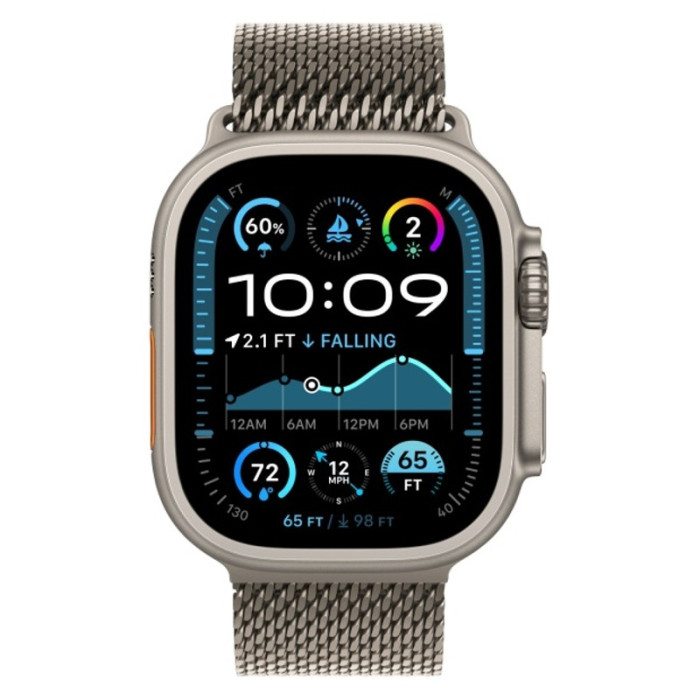 Умные часы Apple Watch Ultra 2 2024 49mm GPS + Cellular Titanium Case Milanese Loop | Фото 2 из 3