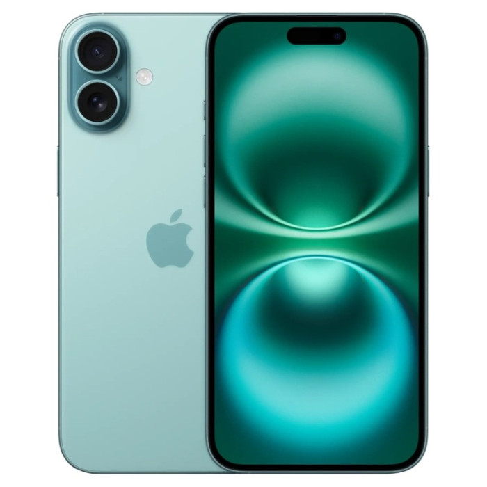 Смартфон Apple iPhone 16 Plus 512GB Бирюзовый (Teal) nano SIM + eSIM | Фото 1 из 5