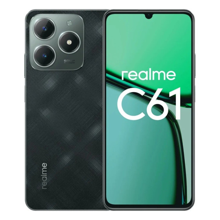 Смартфон Realme C61 6/256GB Зеленый (Green) | Фото 1 из 10