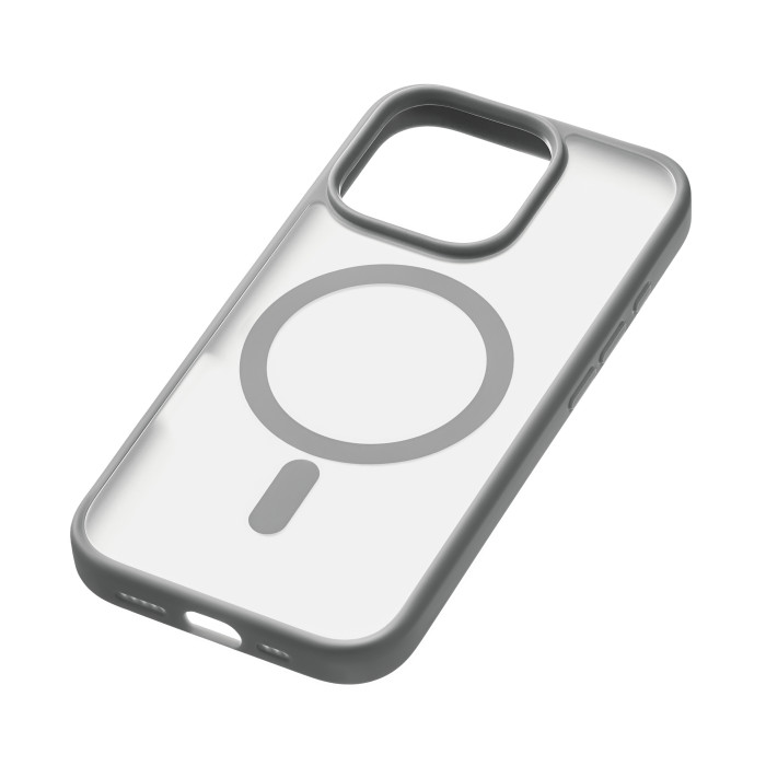 Чехол защитный uBear Cloud Mag Case для iPhone 16 Pro, MagSafe совместимый, усиленный, силк-тач, Cерый | Фото 3 из 5