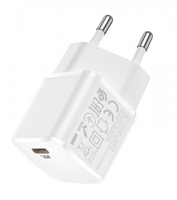 Зарядное устройство HOCO N10 PD 20W USB-C, белый | Фото 2 из 4
