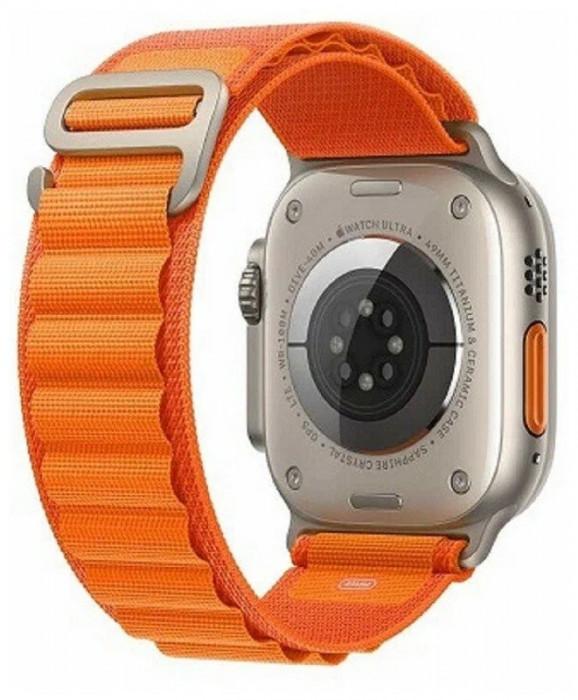 Умные часы Apple Watch Ultra 49mm GPS + Cellular Titanium Case with Orange Alpine Loop