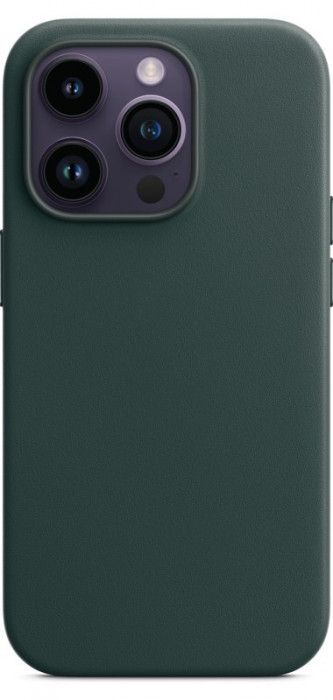 Чехол Leather Case MagSafe для iPhone 14 Pro Sequoia Green | Фото 1 из 3